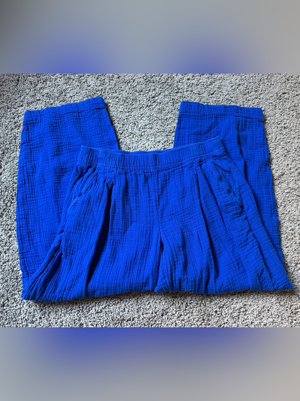 Gap Cotton Gauze Easy Barrel Pants - Picture 2 of 3